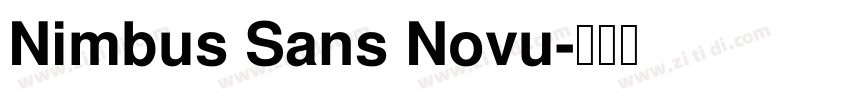 Nimbus Sans Novu字体转换 Nimbus Sans Novu字体转换